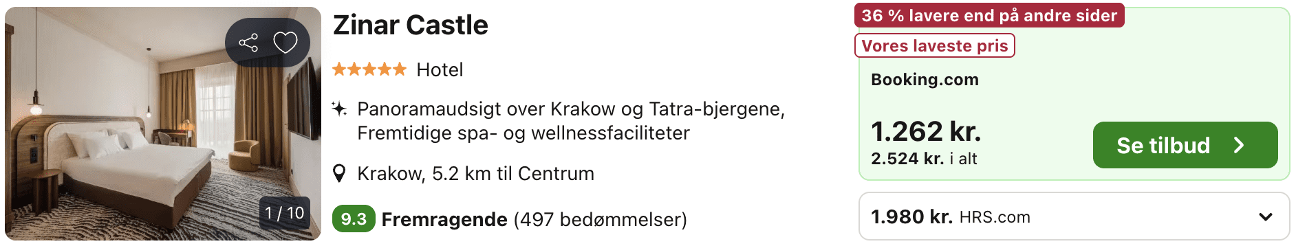 Hotel pris-screenshot