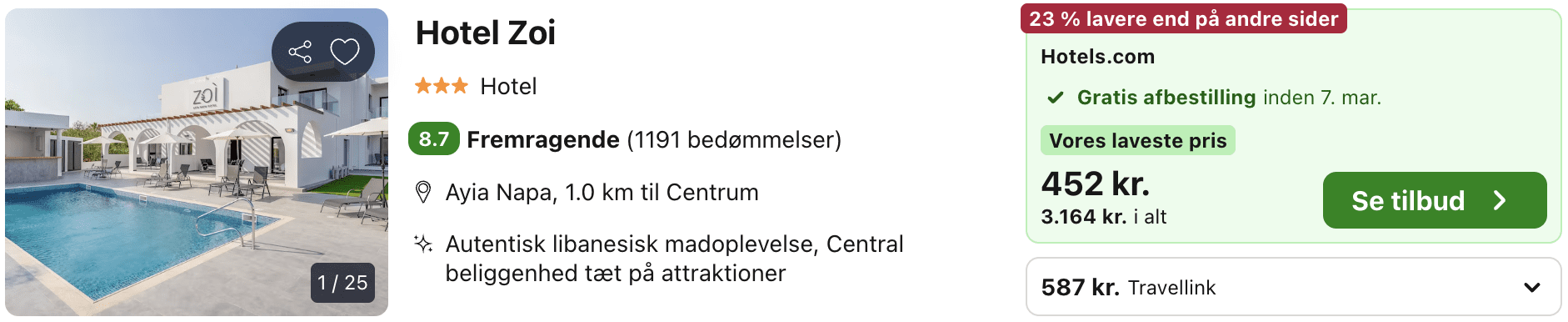 Hotel pris-screenshot