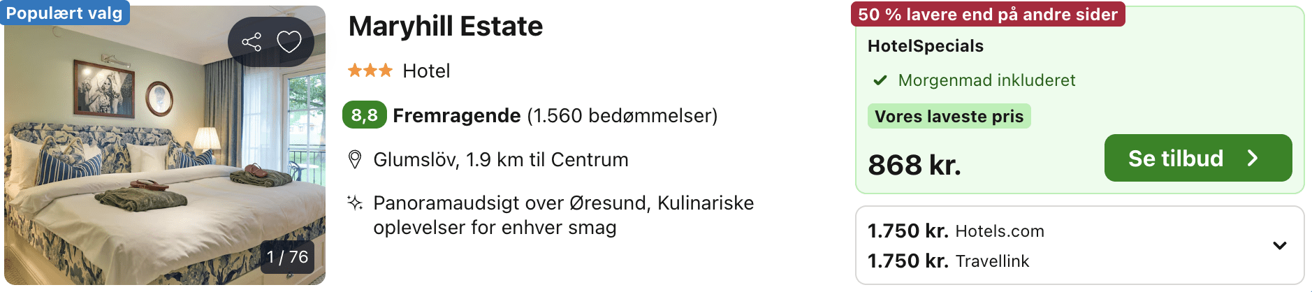 Hotel pris-screenshot