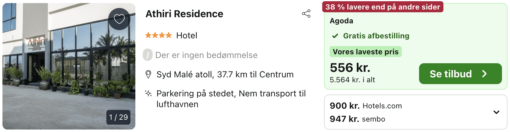 Hotel pris-screenshot