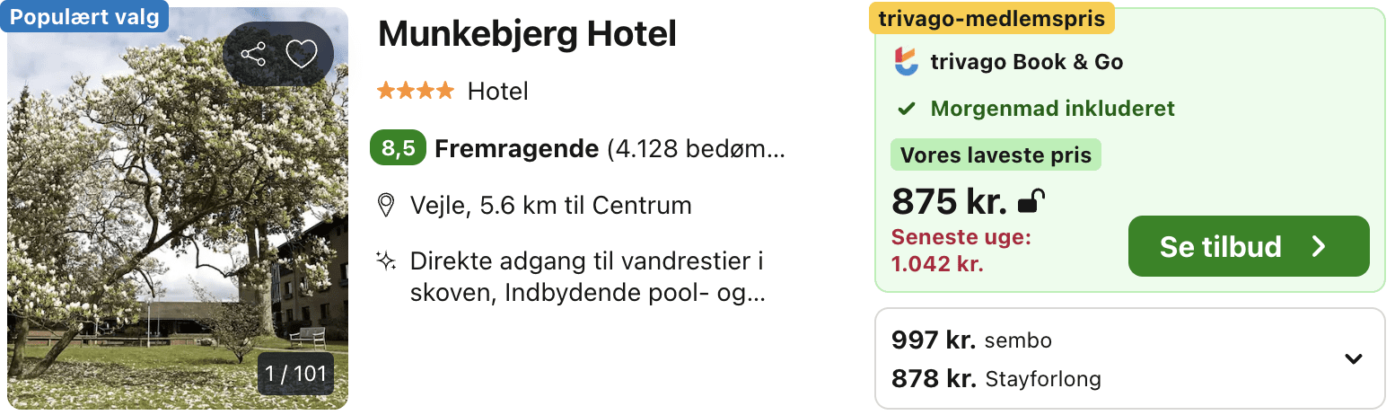 Hotel pris-screenshot
