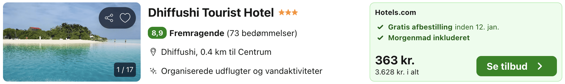 Hotel pris-screenshot