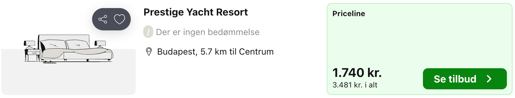 Hotel pris-screenshot
