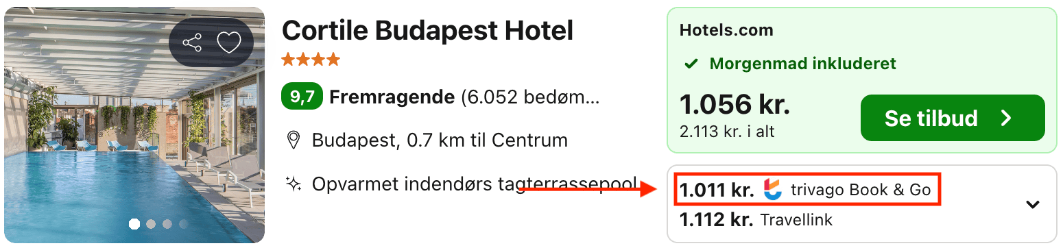 Hotel pris-screenshot