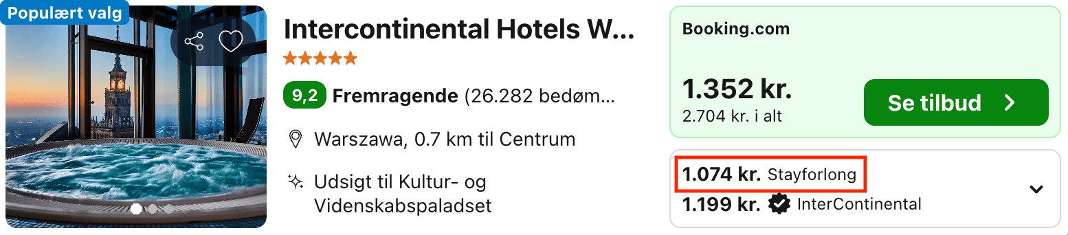 Hotel pris-screenshot