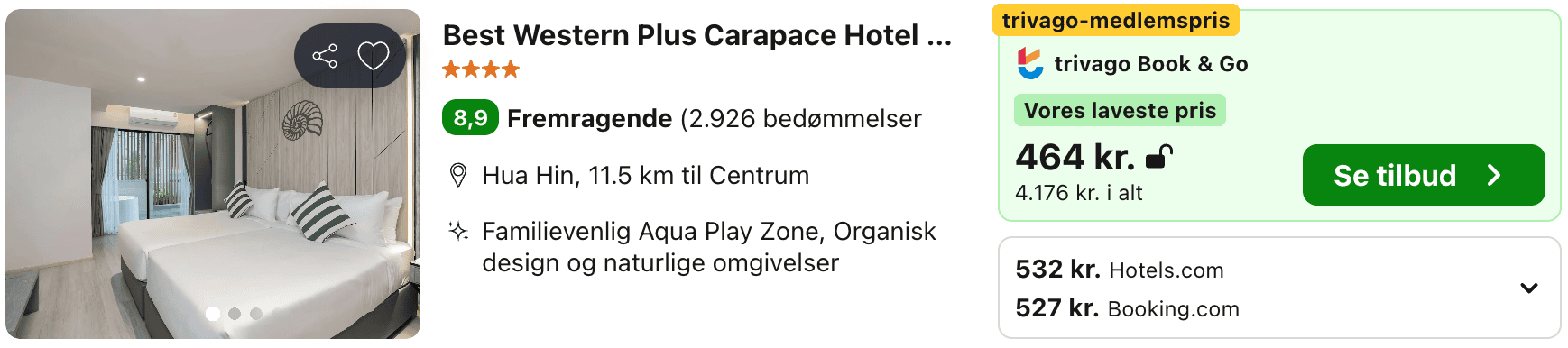 Hotel pris-screenshot