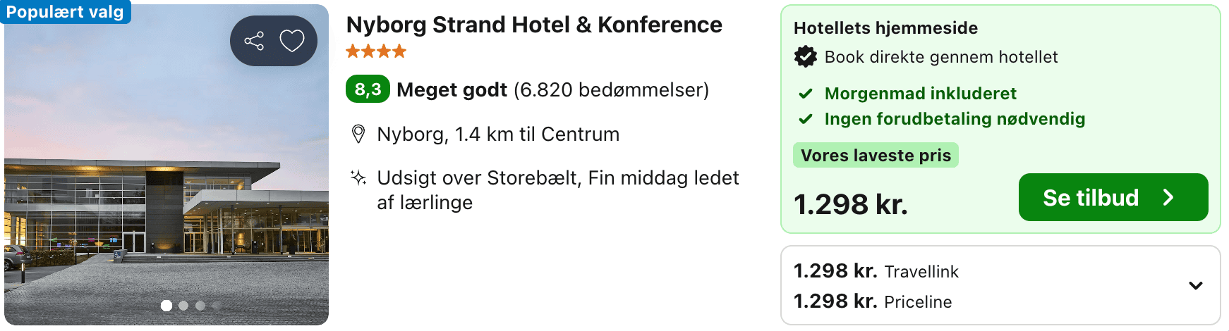 Hotel pris-screenshot