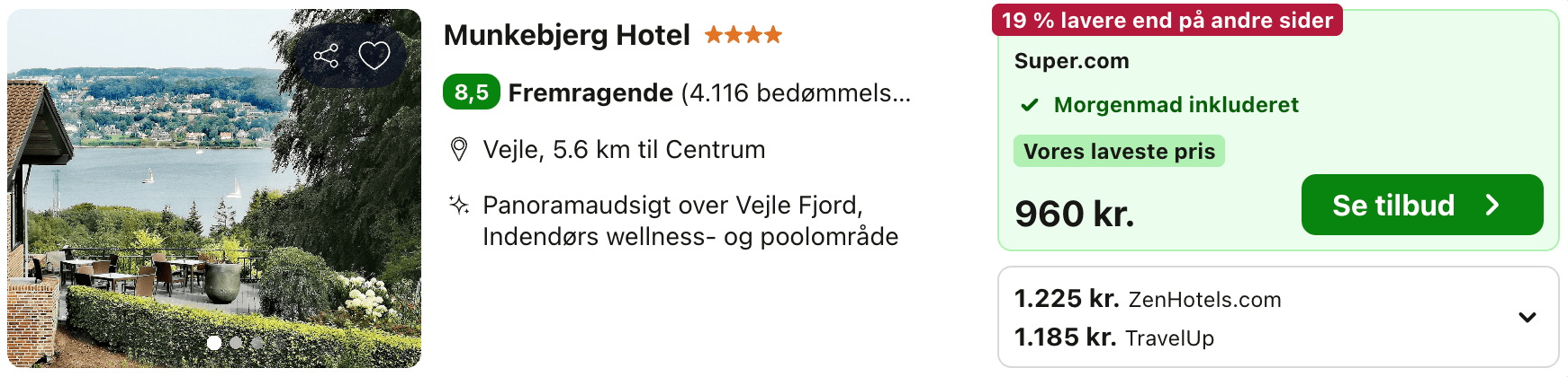 Hotel pris-screenshot