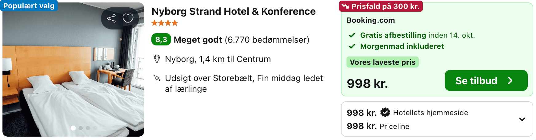 Hotel pris-screenshot